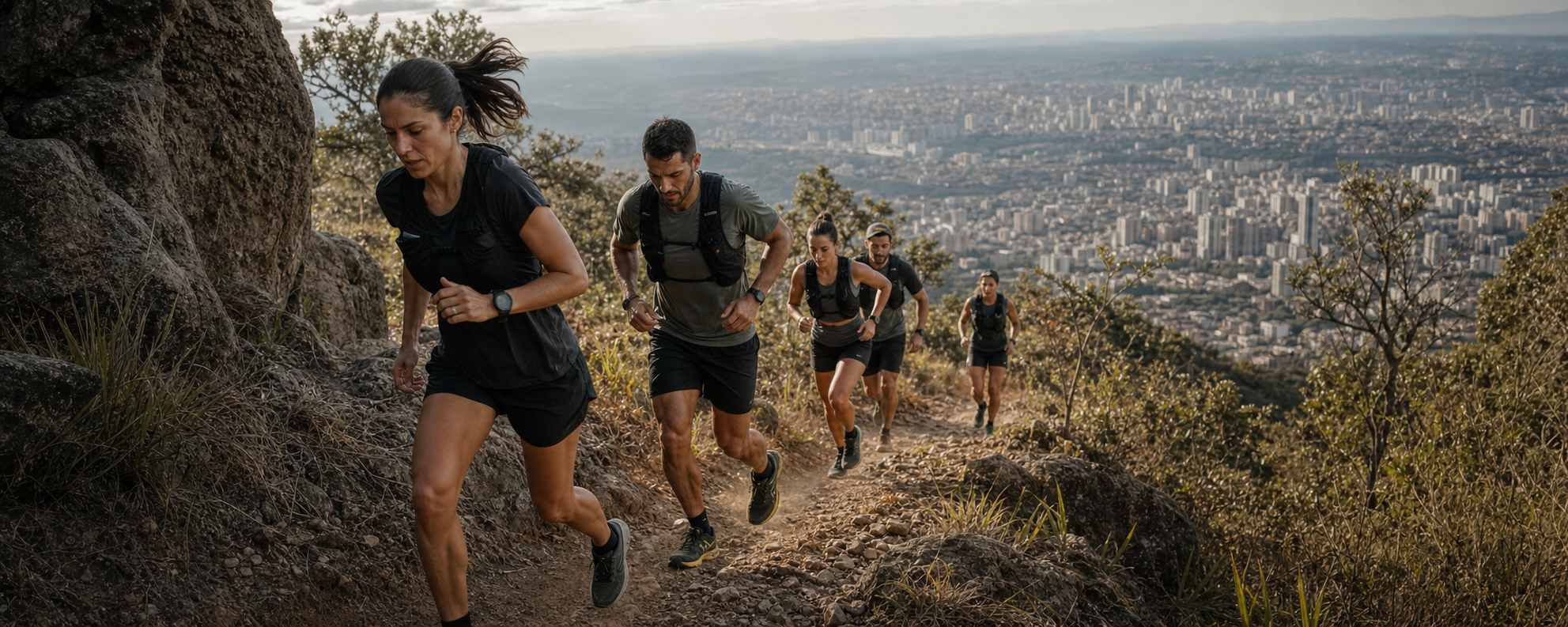Atletas na ZIP Urban Trail